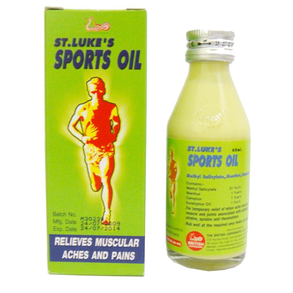 St Luke's Sports Oil (60ml) Shopee Malaysia