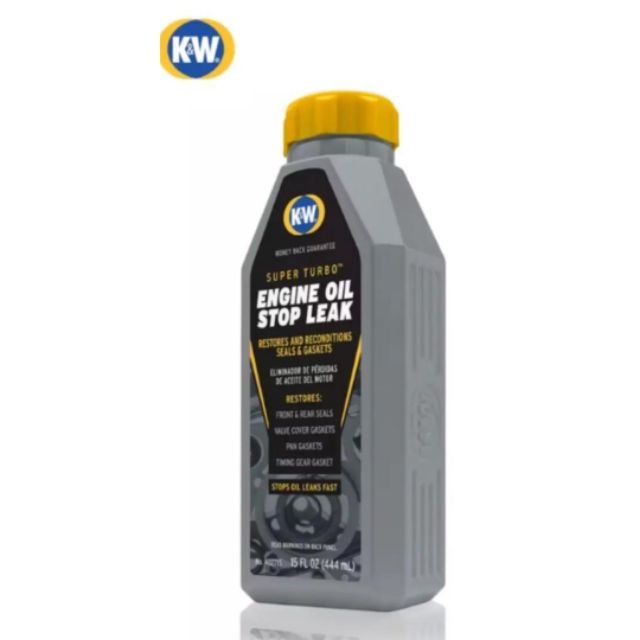 K&W SUPER TURBO ENGINE OIL STOP LEAK 444 ML Shopee Malaysia