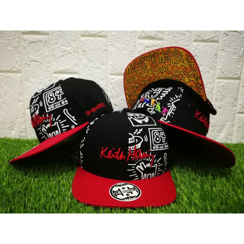 New Design Keith Haring G-Shock Snapback Cap | Shopee Malaysia