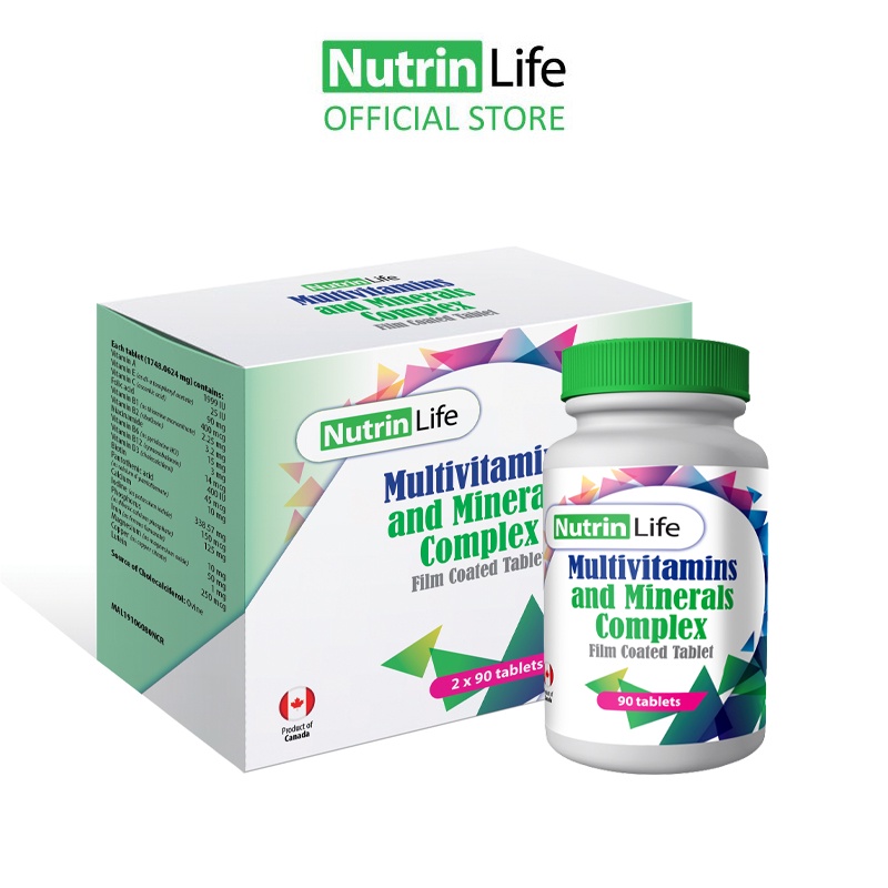 【Official Store】NutrinLife Multivitamins and Mineral Complex