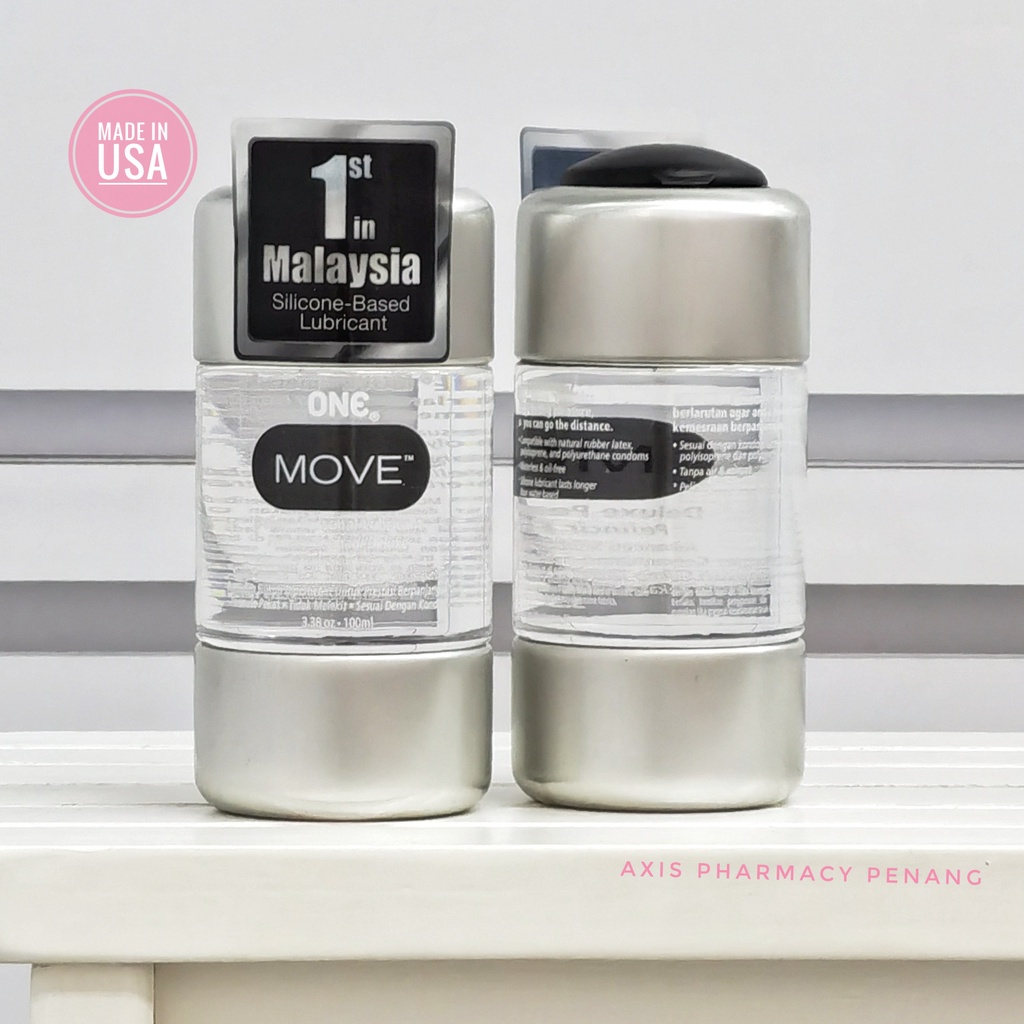 ONE MOVE DELUXE PERSONAL LUBRICANT SILICONE BASED 100ML Exp: 01/2028 |  Shopee Malaysia