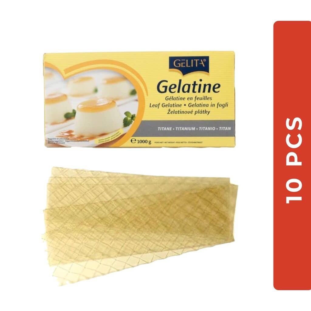 [ READY STOCK ] GELITA GELATINE LEAF HALAL (10 SHEET) Shopee Malaysia