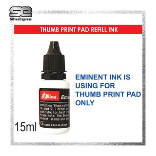 Shiny SM-2 Finger and Thumb Print Ink Pad 1 9/16 Round