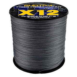 100M Fishing Line 12 Strands Braided PE Special Coating 25/30/39