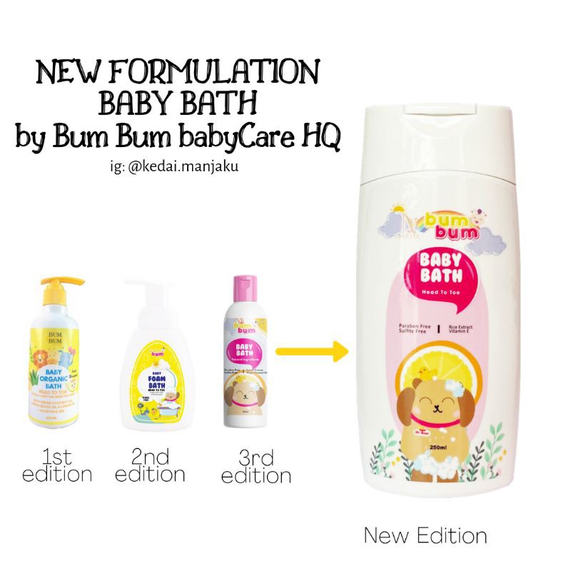 Baby Bath Baby Foam Bath Natural Baby Bath Shower Lemon Honey Dew Bumbum Hq  Nufiyaxbumbum Bum Bum Baby Care | Shopee Malaysia