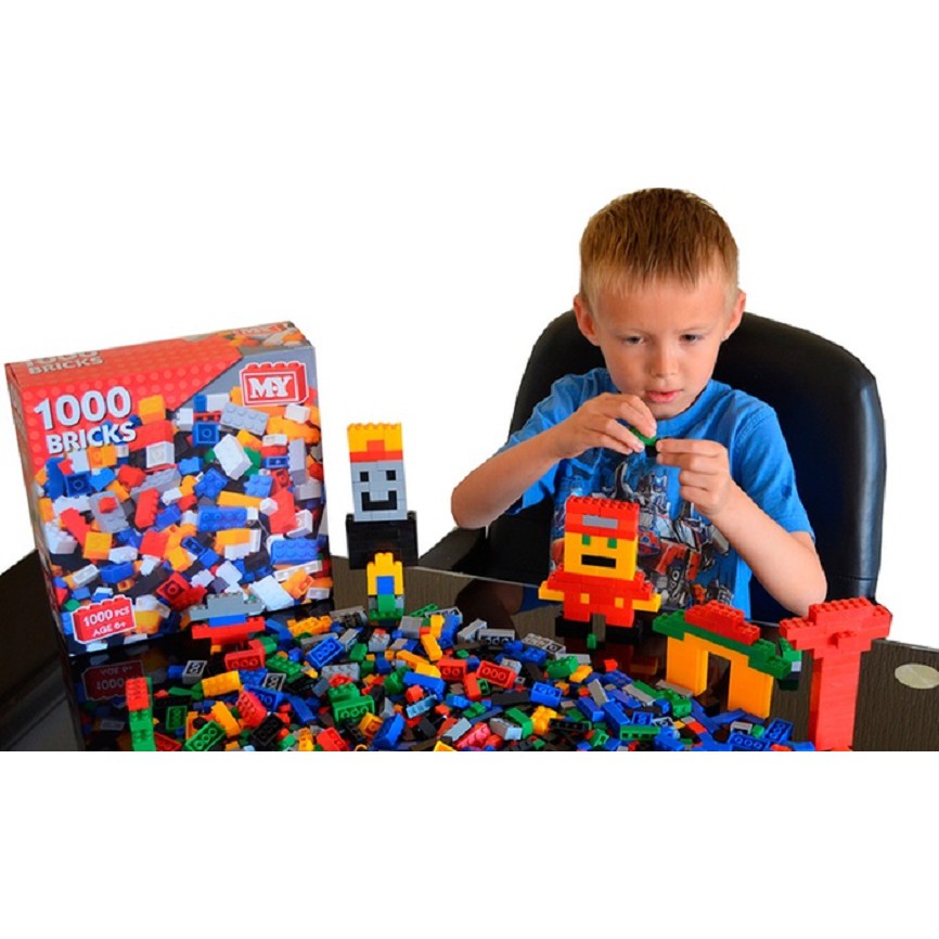 1000pcs Bricks Compatible with Lego Building Block Building Lego Kids Lego Block 1000 Bricks Children Playing Lego Brick Shopee Malaysia