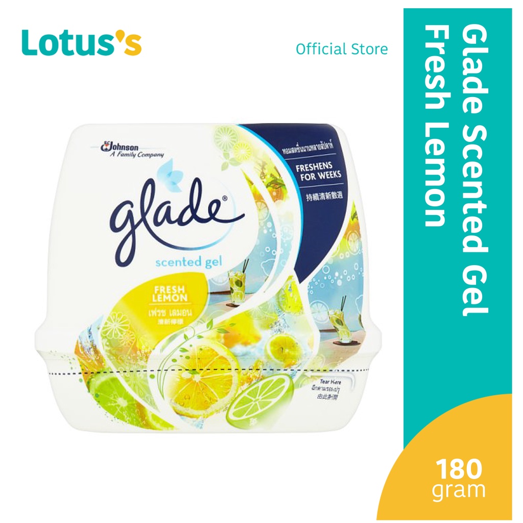 Glade Scented Gel Lemon 180G Shopee Malaysia