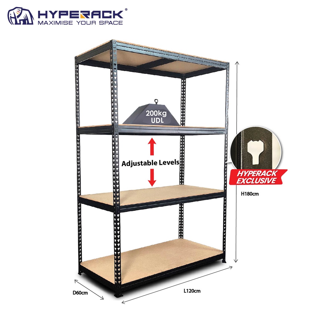 HYPERACK Livin Shelf Rack 铁架 | Shopee Malaysia