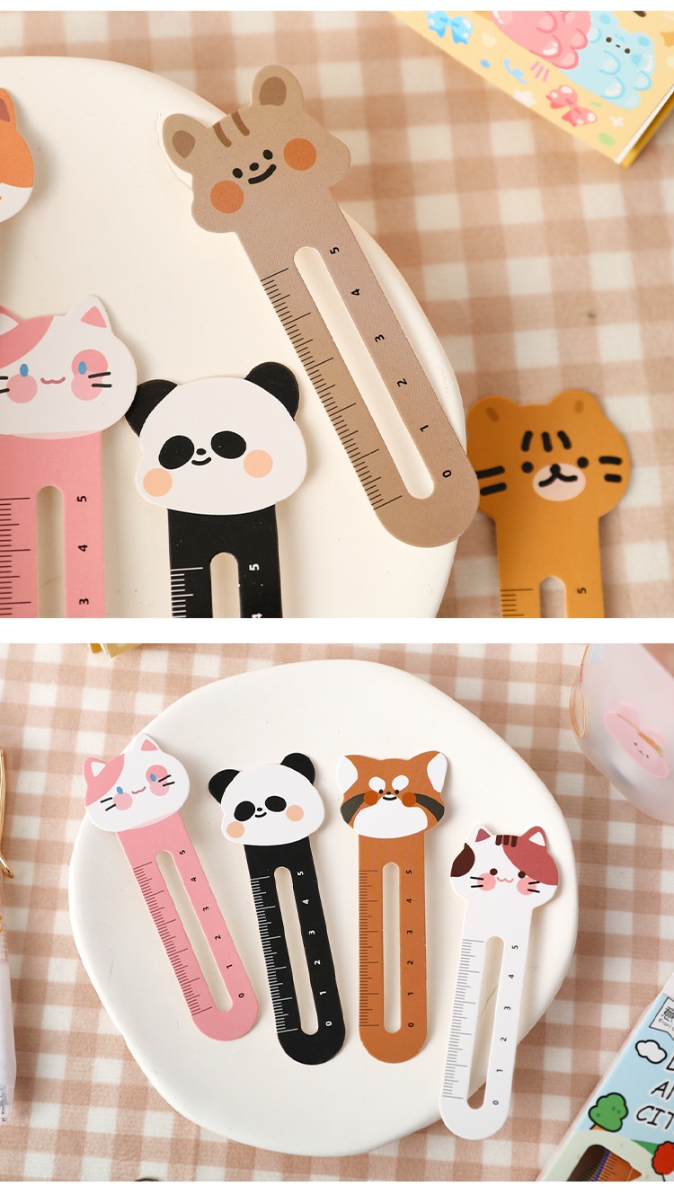 *APR DEALS* Cute Cartoon Lovely Animal City Scale Paper Bookmarks Set ...