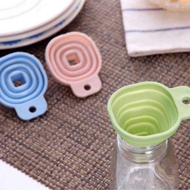1PC Mini Foldable Funnel,Silicone Collapsible Funn... - Grandado