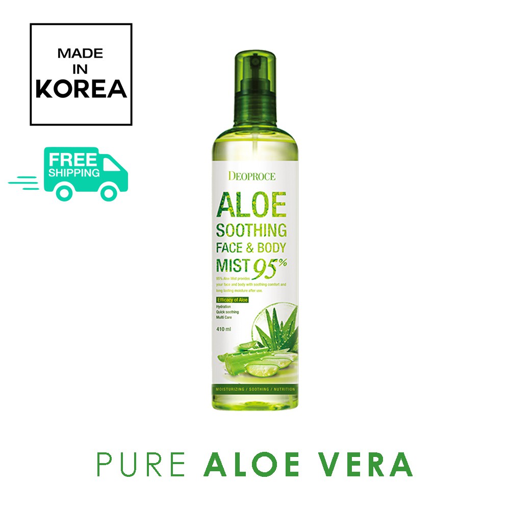 Aloe Vera Mist Face & Body Spray 95 Original Korea🇰🇷 [Ready Stock