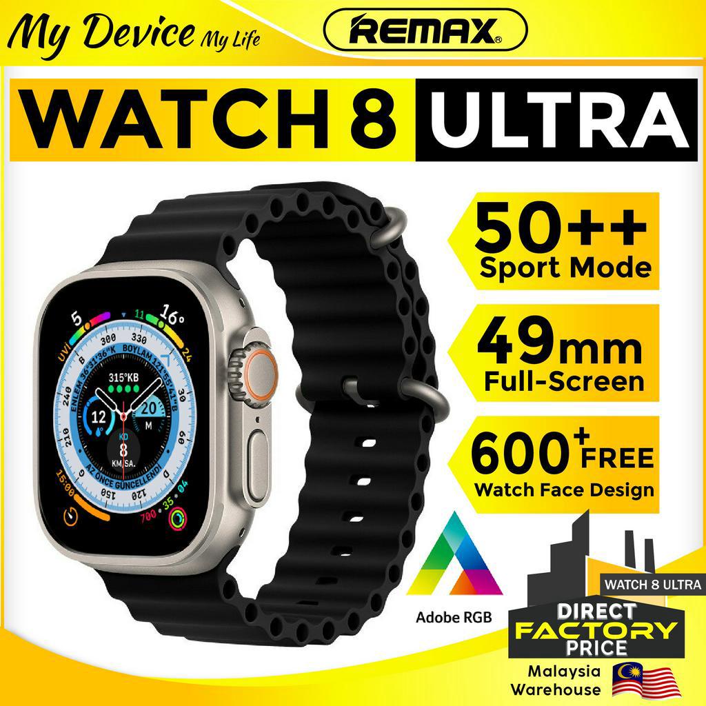 REMAX Watch 8 Ultra Original Smart Watch Waterproof Original Sports ...
