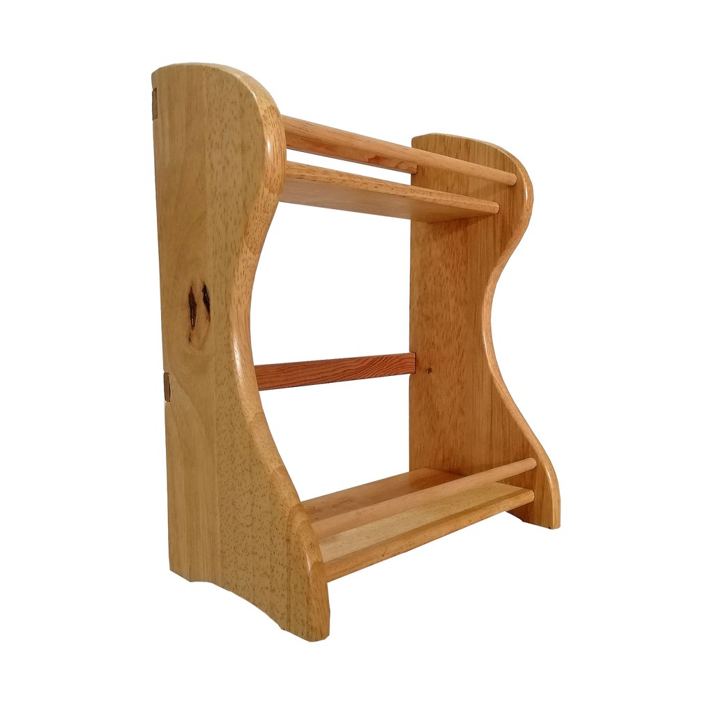 IVY Wooden 2 Tier Canister Rack / 2 Layers Seasoning Rack / 2 Layers ...