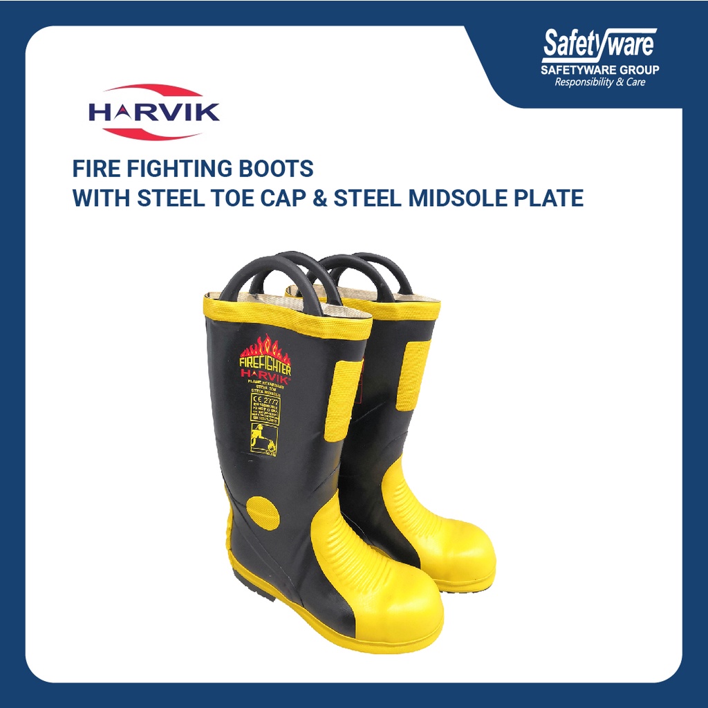 HARVIK Professional Dielectric Safety Boot I Steel Toe Cap I Steel