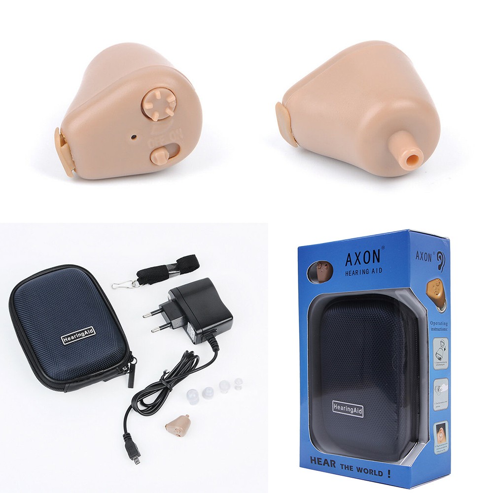 New AXON K-88 Rechargeable Acousticon Hearing Aids Audiphone Sound ...