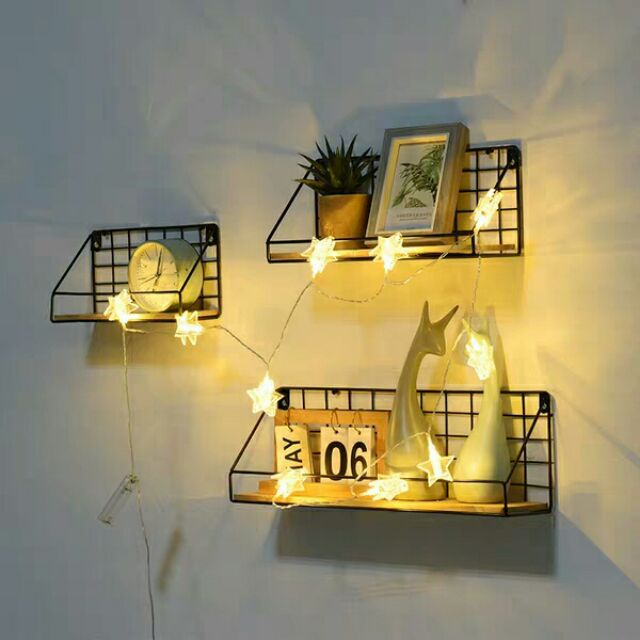 !!Ready Stock!! Grid Wall Shelf Wall Mounted Hanging Shelf Storage Holder/IKEA shelf/rak kasut