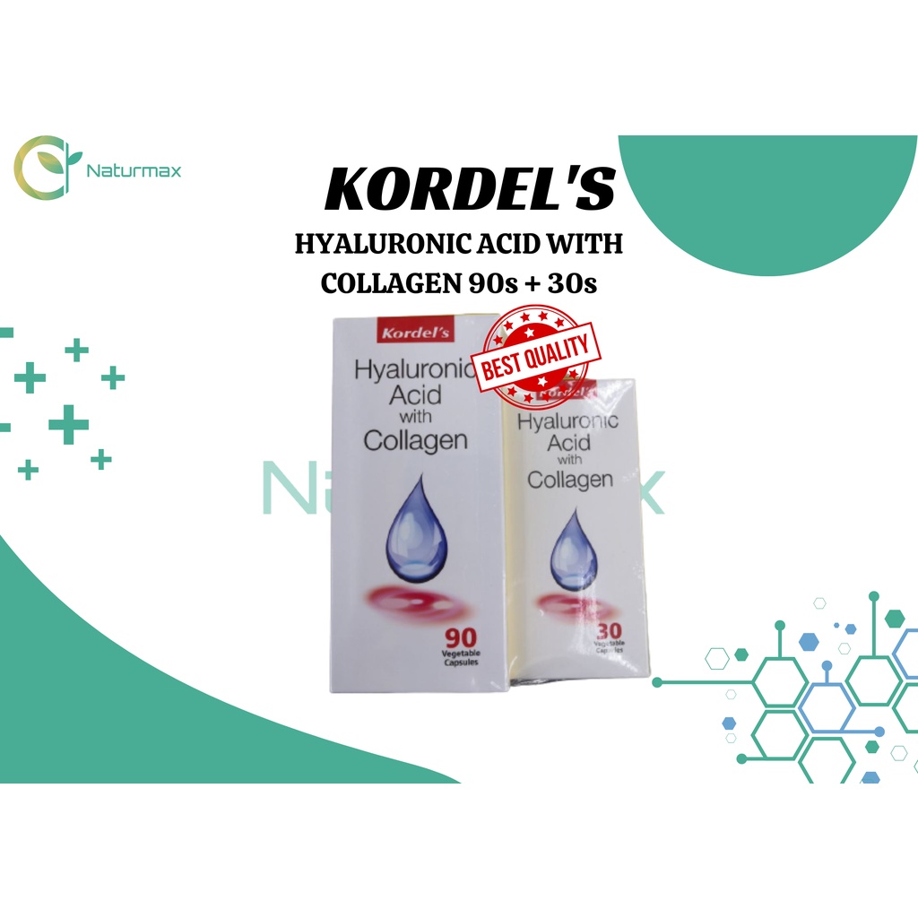 [READY STOCK] Kordel's Hyaluronic Acid with Collagen (90s + 30s ...