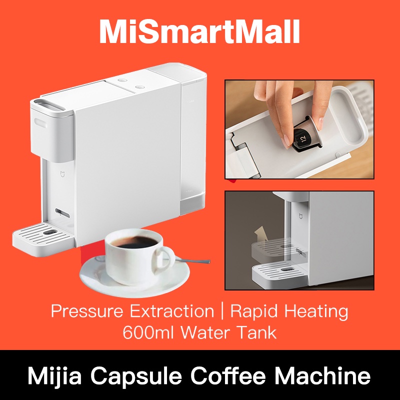 Xiaomi Mijia N1 S1301 Capsule Espresso Coffee Machine Maker (One-Click ...