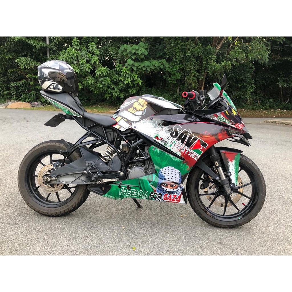 Ktm rc deals 200 body graphics