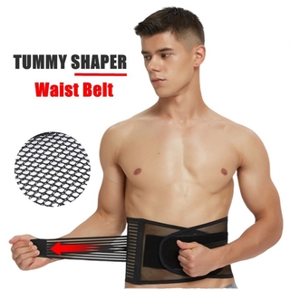 Men Shapewear Fat Slim Belt Tummy Cincher Corset Stomach Body Shapers