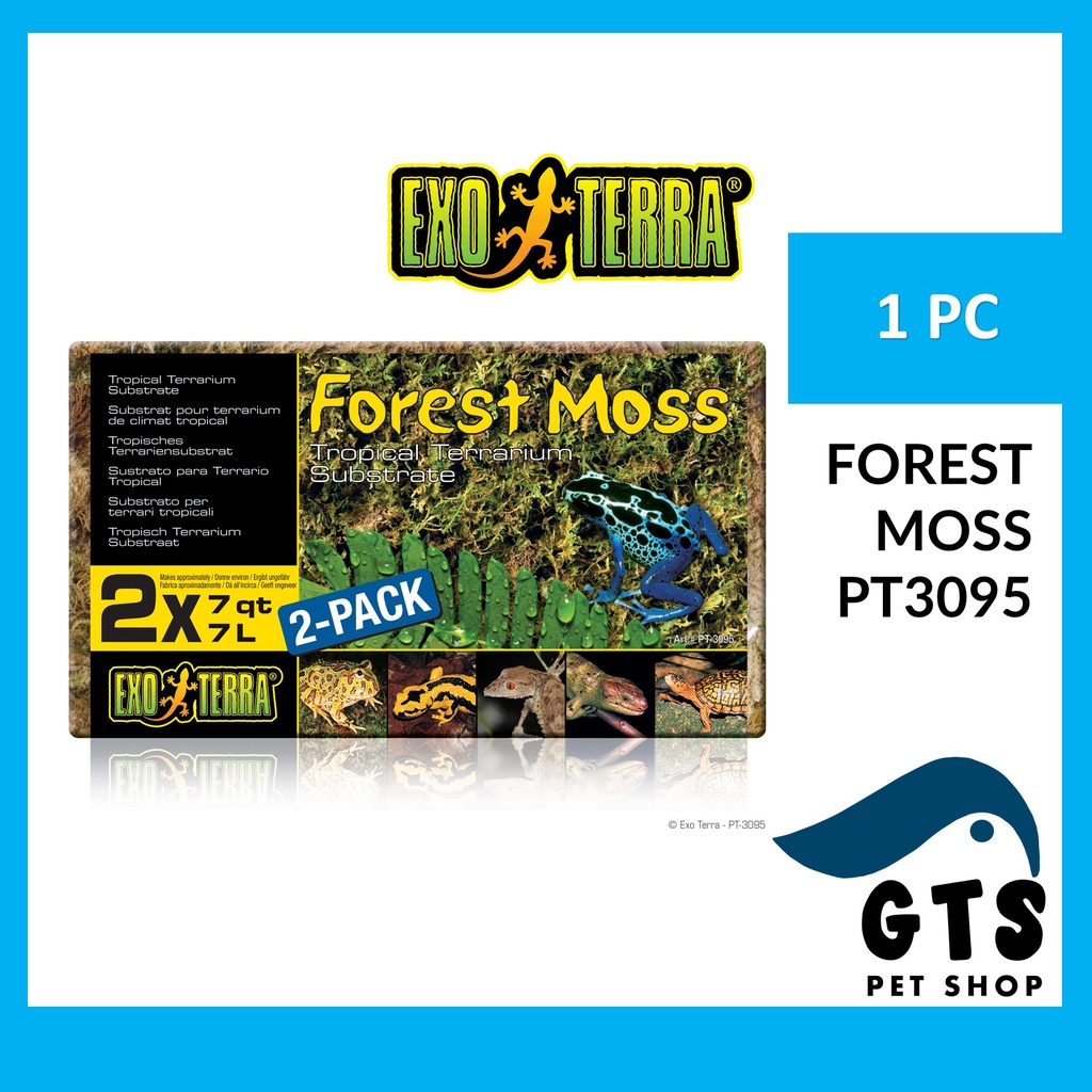 Exo Terra Forest Moss Tropical Terrarium Reptile Substrate