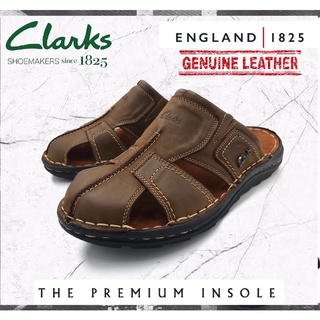 Clarks Signature Casual Closed Toe Cowhide Leather Sandals Sandal