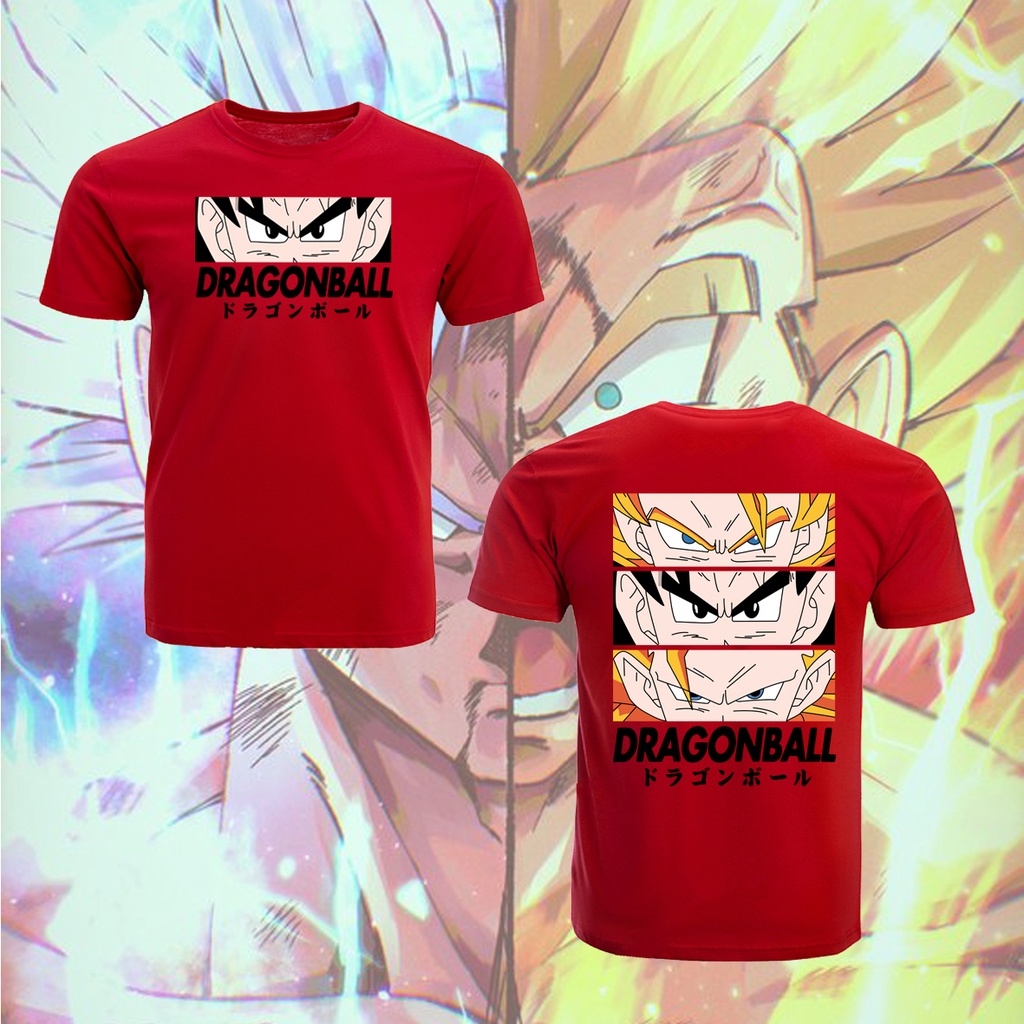 🔥PROMOSI HEBAT🔥 BAJU DRAGON BALL SHIRT DRAGON BALL Z GOKU FRONT & BACK ...