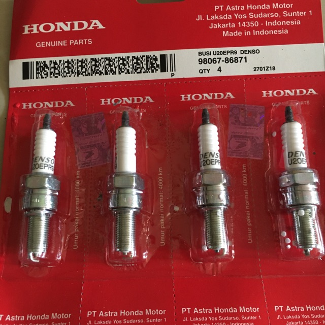 Honda spark plugs brand denso supra x 125 kharisma revo (long thread ...