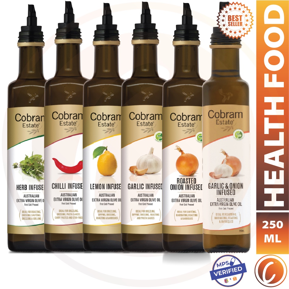 [EXP 2023] COBRAM ESTATE Infused Extra Virgin Olive Oil 250ML Shopee