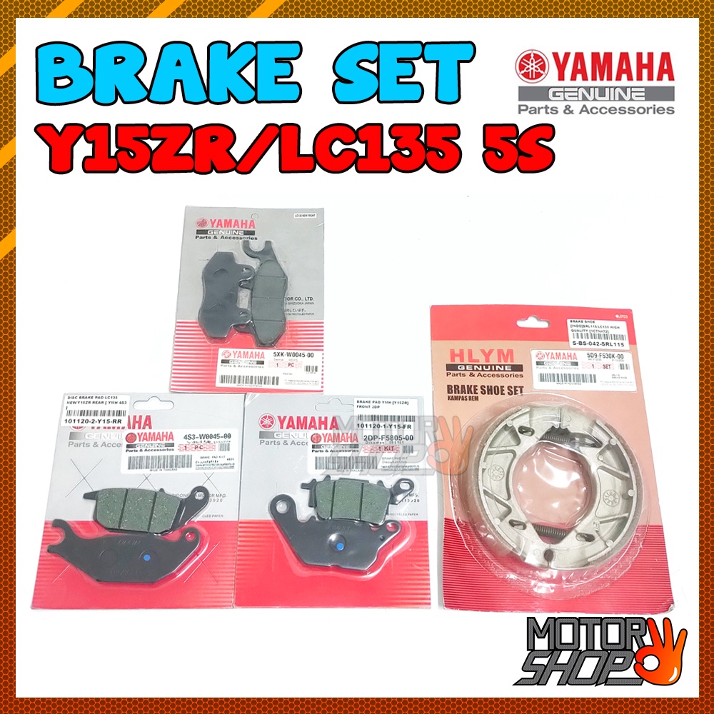 DISC BRAKE PAD Y15ZR Y15 Y15Z Y16ZR Y16 LC135 NEW 5S Y125ZR FRONT REAR