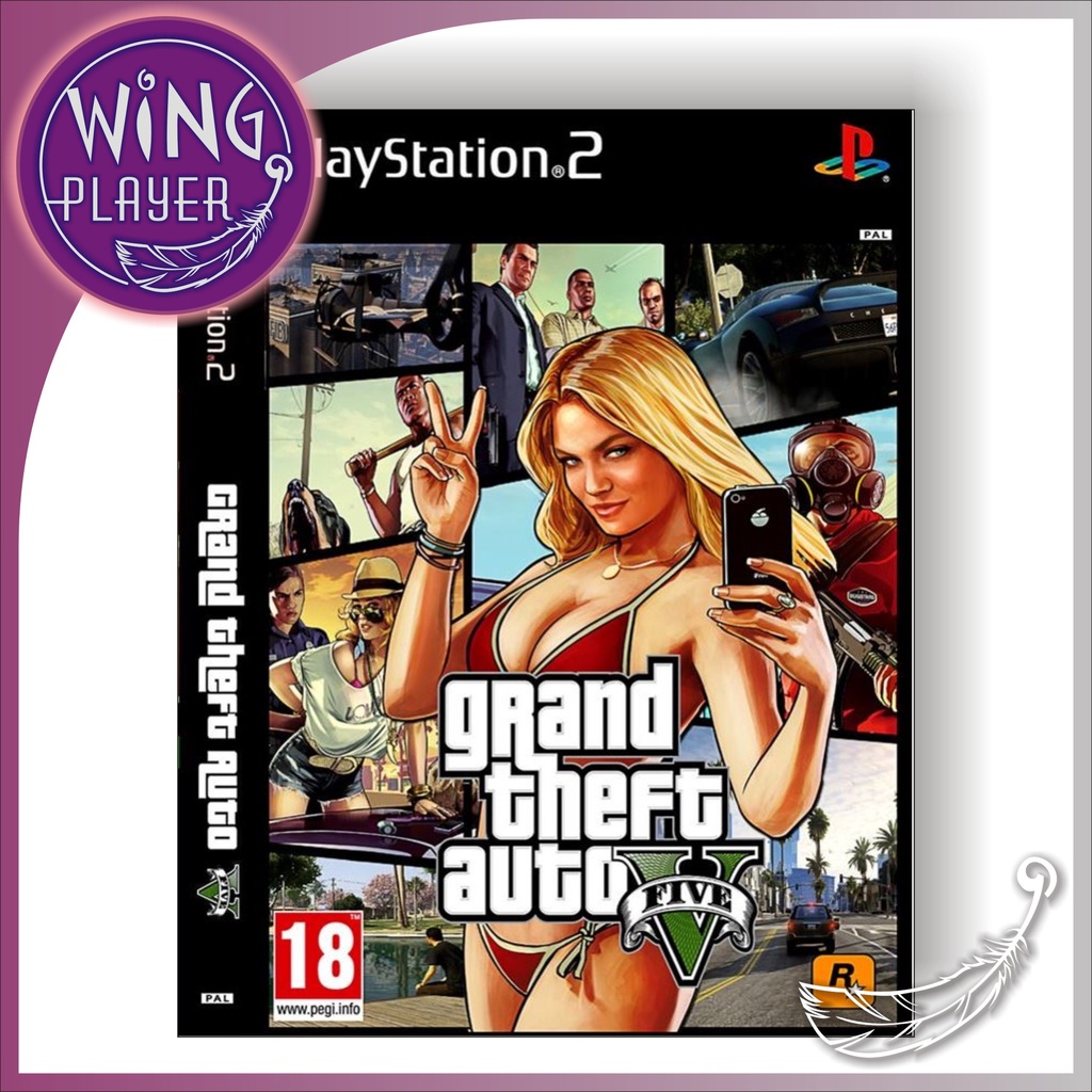 PS2 GAME - Grand Theft Auto V GTA V 侠盗猎车手5 | Shopee Malaysia