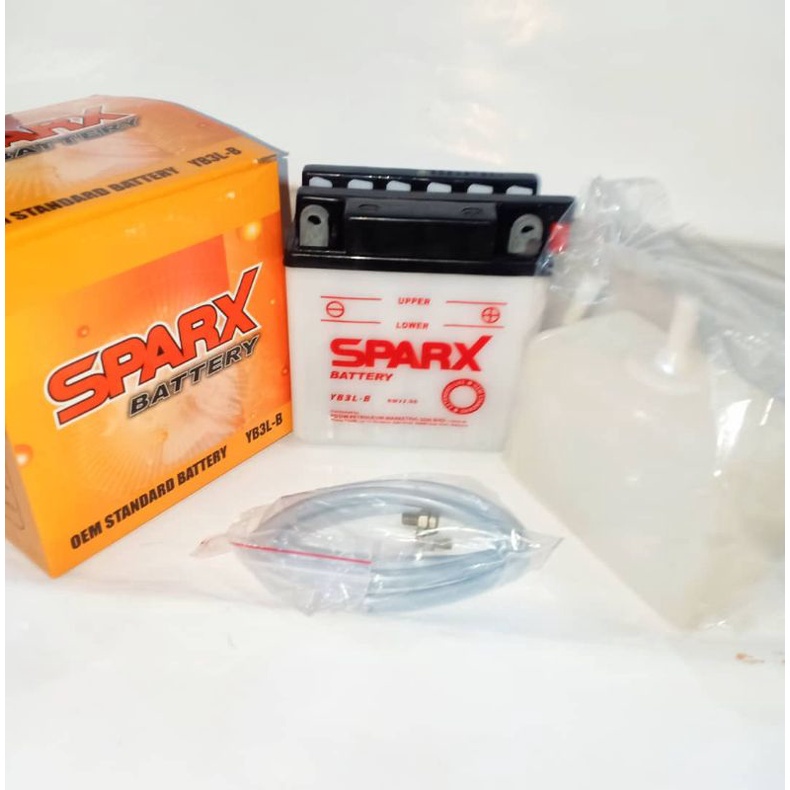 BATTERY MOTOR SPARX YB3LY100/110/125Z/RXZ(12V)/YTX5L V100/VS125/FX ...
