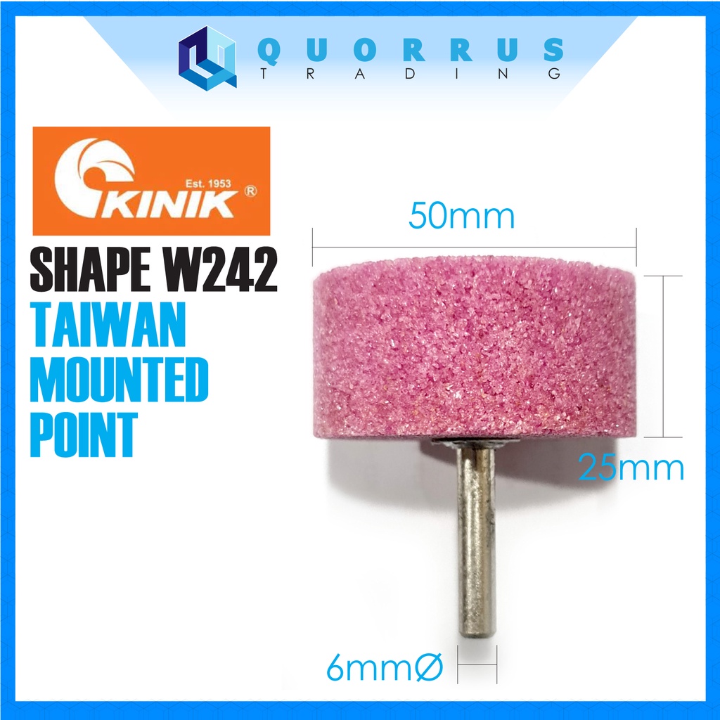 KINIK TAIWAN ABRASIVE MOUNTED POINT MOUNTED WHEEL GRINDING STONE W ...