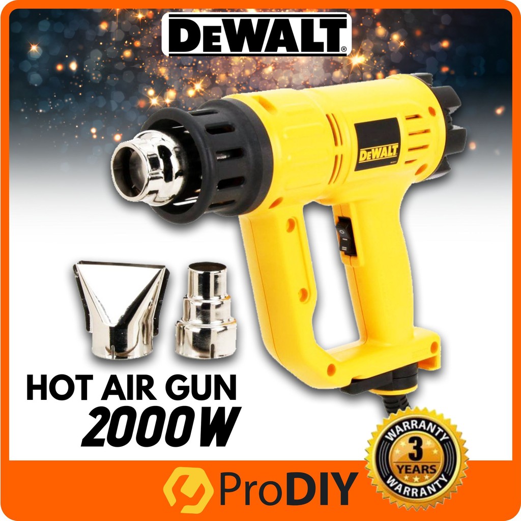DEWALT D26414 2000W Digital LCD Control Hot Air Gun Heat Gun Shopee