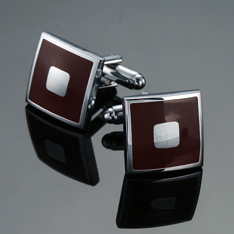 Luxury Jewelry Cufflinks High Quality Copper Metal Cufflink Men's
