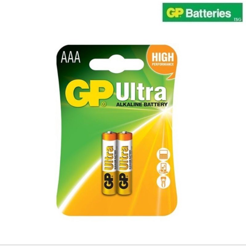 GP ULTRA ALKALINE BATTERY 2S AAA Shopee Malaysia