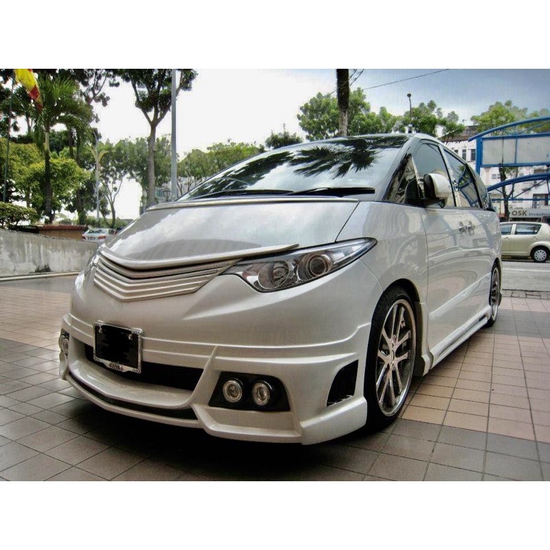 Toyota estima acr50 black bison bodykit body kit 2006 2011 front rear