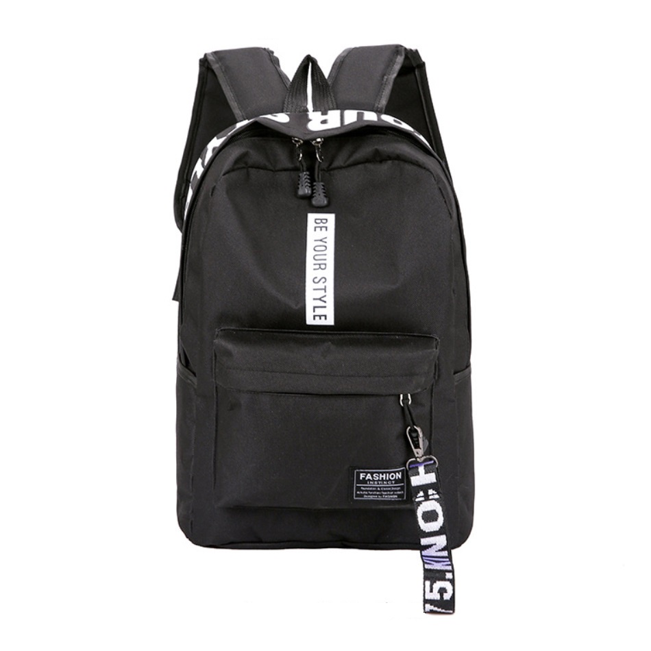 Ready Stock MICOLE BP1123 A Canvas School Bag Casual Backpack Bags ...