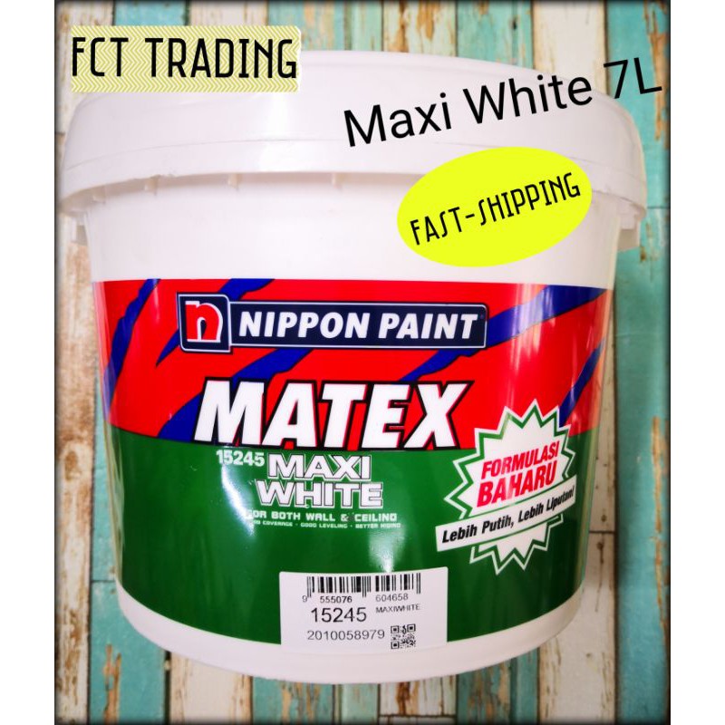 NIPPON MATEX SUPER MAXI WHITE 7L | Shopee Malaysia