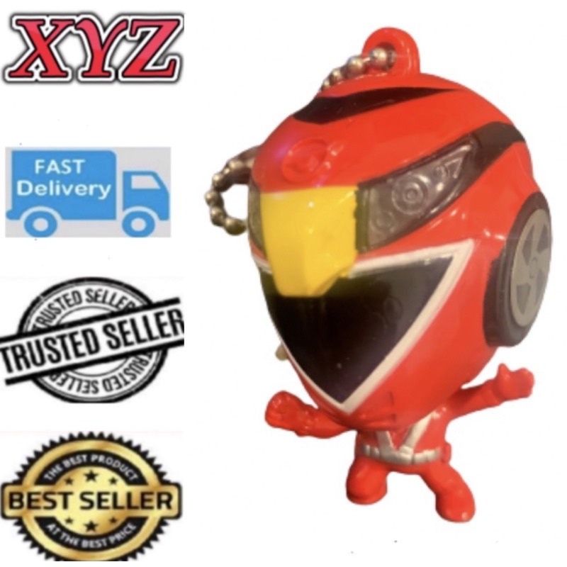Power Rangers RPM Red Ranger Mini Keychain (100% Ready Stock Fast ...