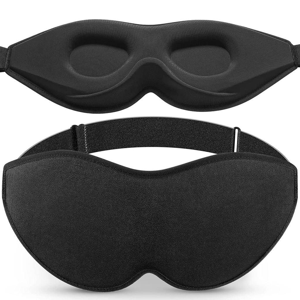 Sleep Mask for Side Sleepers, Eye Mask for Women Men Light Blocking, 3D