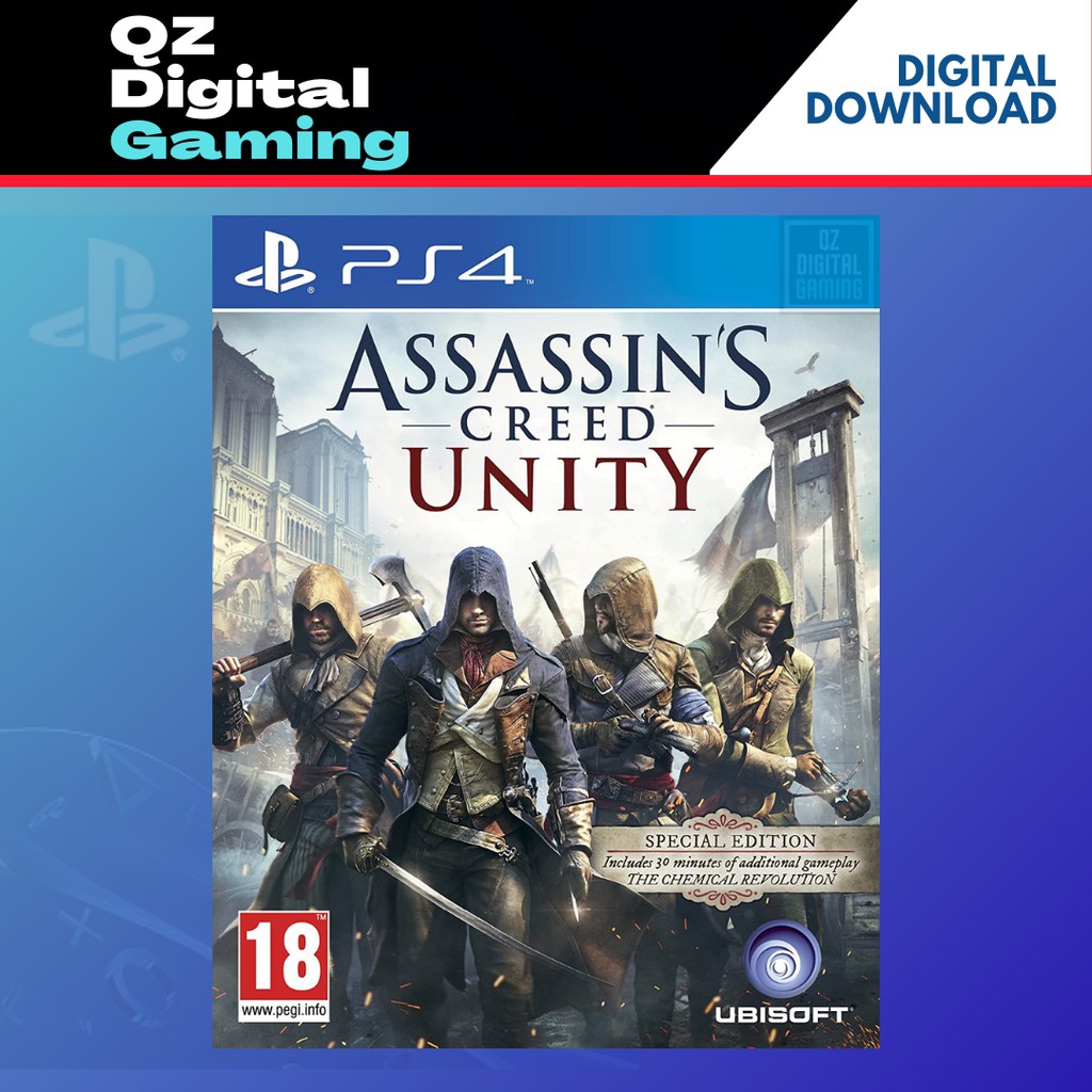 Assassin's creed unity store ps4 digital code