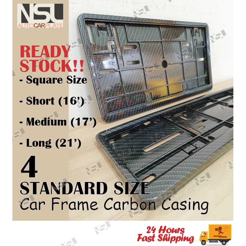 🔥READY STOCK🔥BUAT SIAP🔥Universal Car Number Plate License Frame Cover ...
