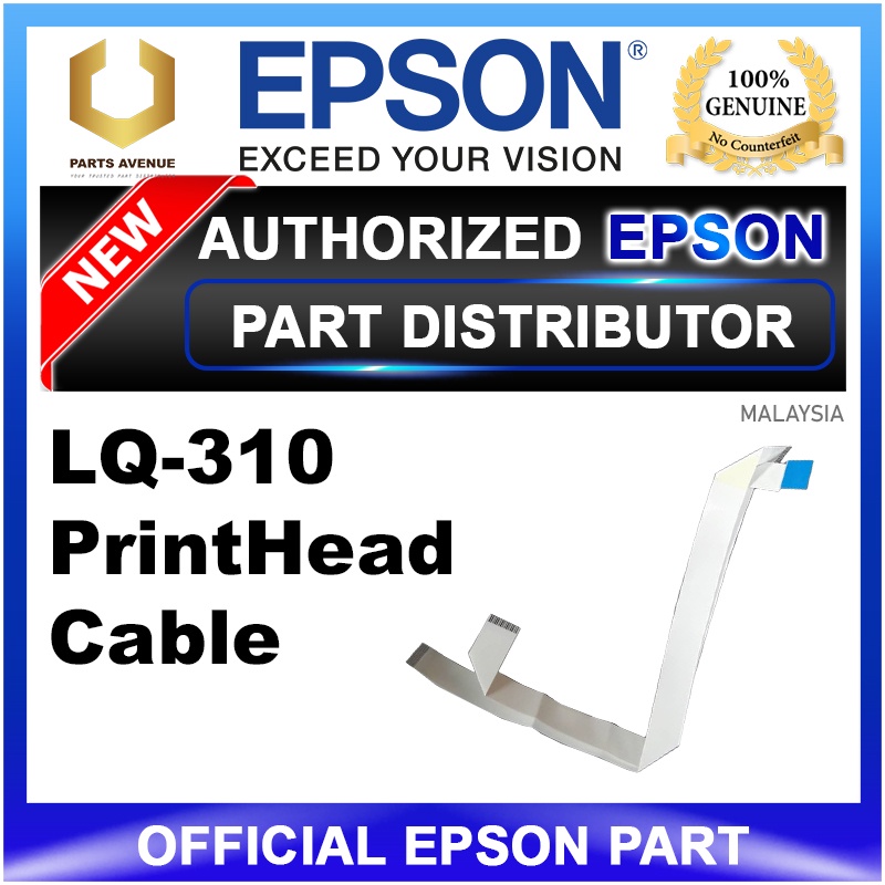 OFFICIAL LQ310 Print Head Cable for EPSON LQ-310 Cable Head Printer ...