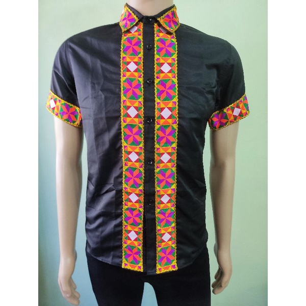Baju Sabahan moden/Kemeja lelaki corak Dusun Lotud | Shopee Malaysia
