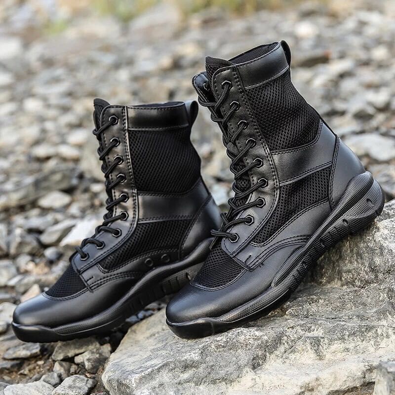 Mesh CQB Tactical Boots Breathable Woman/Man Hiking Shoes Outdoor Wear ...