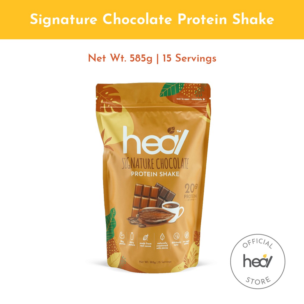 Heal Protein Shake Powder Pack Whey Protein/Pea Protein/Plant Based ...