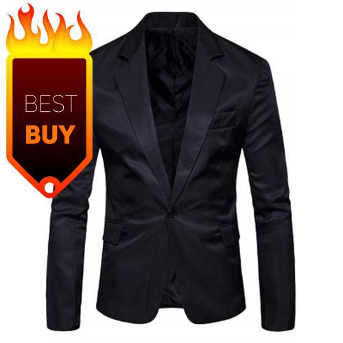 One Button Flap Pocket Blazer