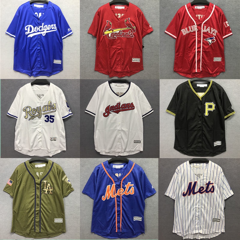 JERSEY BASEBALL / BAJU BASEBALL /BAJU HIP-HOP dodgers red