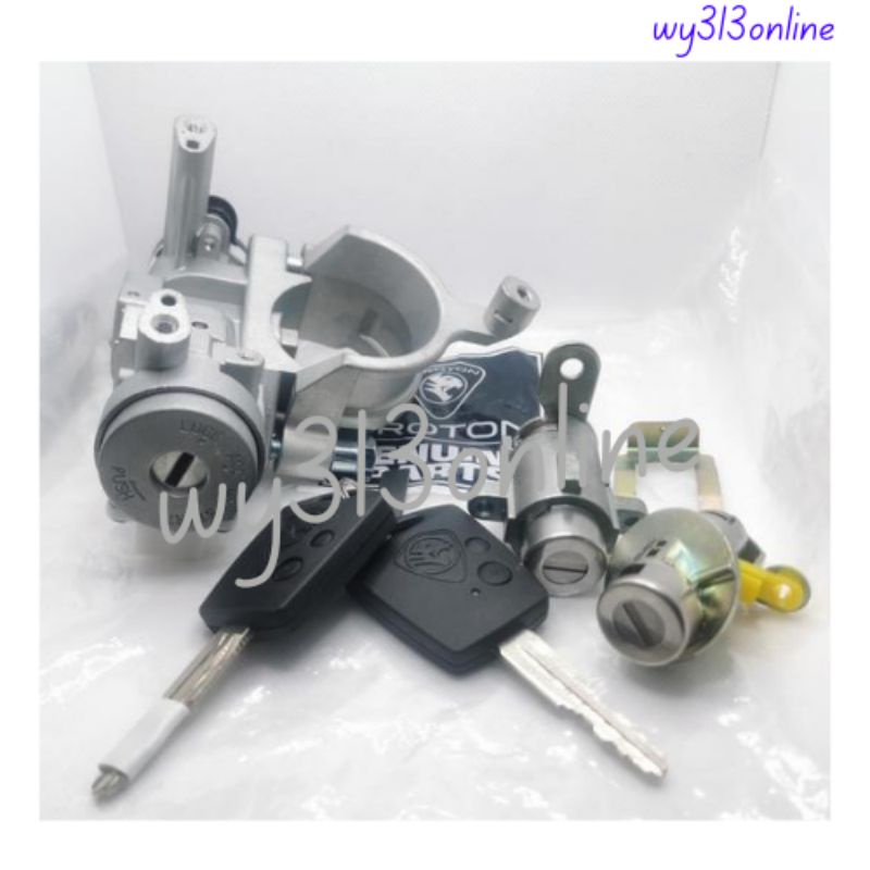 Original New Proton Saga BLM FL FLX #Key Set kunci Kereta Pintu # ...